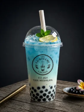 Blue Lagoon With Boba
