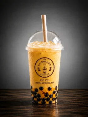 Orange Bubble Tea