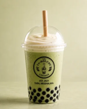 Creamy Matcha Bubble Tea
