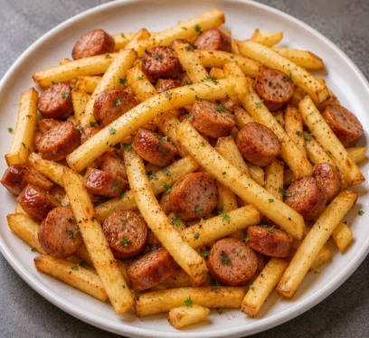 Fries With Sausages