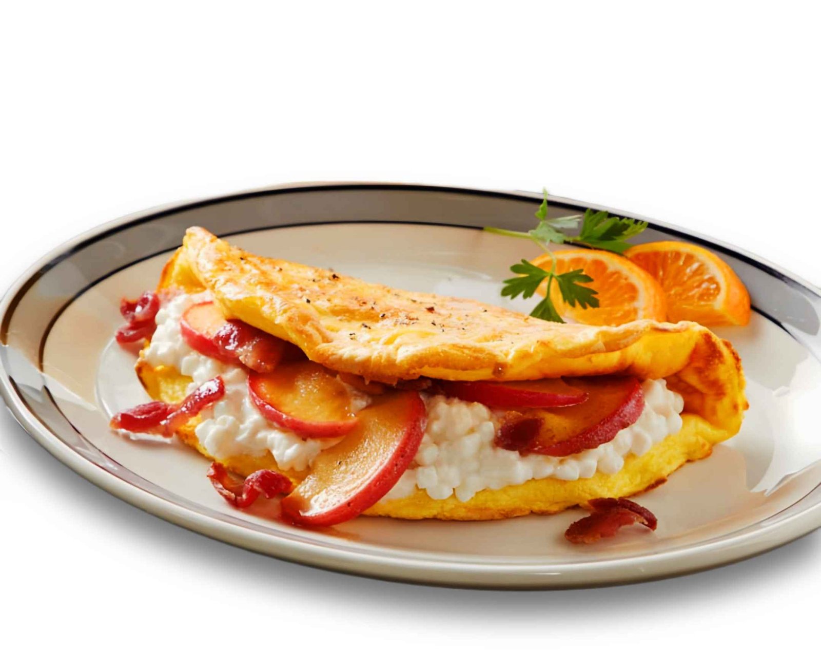 Bacon And Cheese Omlette