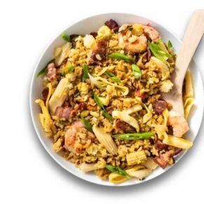 Chicken Singaporean Fried Rice