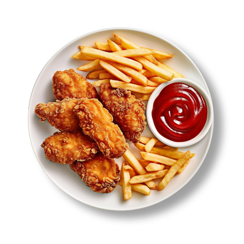 Fried Chicken (Served With Fries)