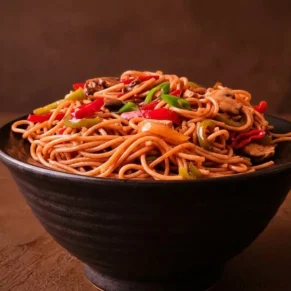 Chilli Garlic Noodles(Non-Veg)