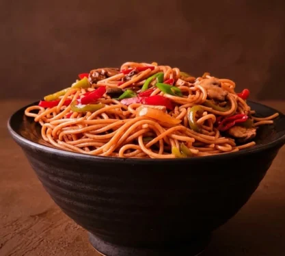 Chilli Garlic Noodles(Non-Veg)