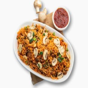 Mushroom Schezwan Fried Rice(Non-Veg)