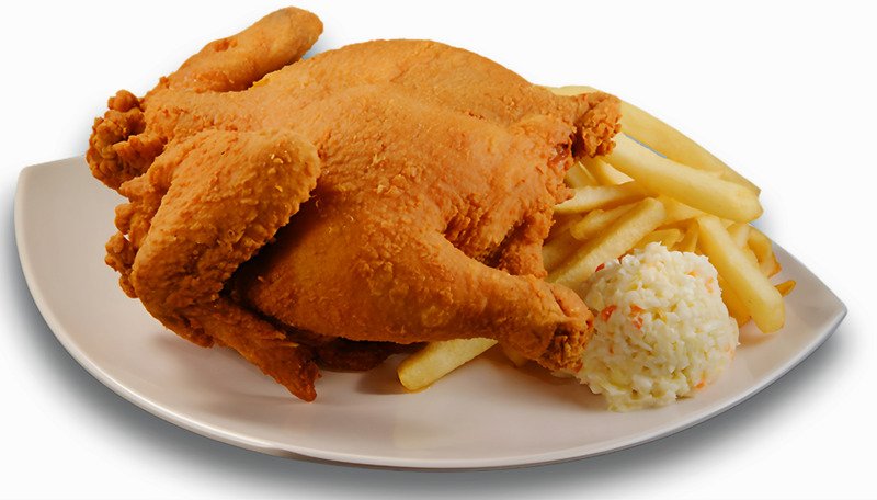 Whole Fried Chicken (Served With French Fries)