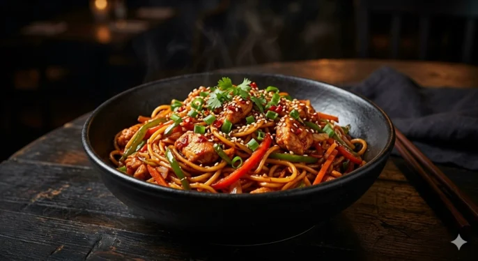 Chicken Schezwan Noodles
