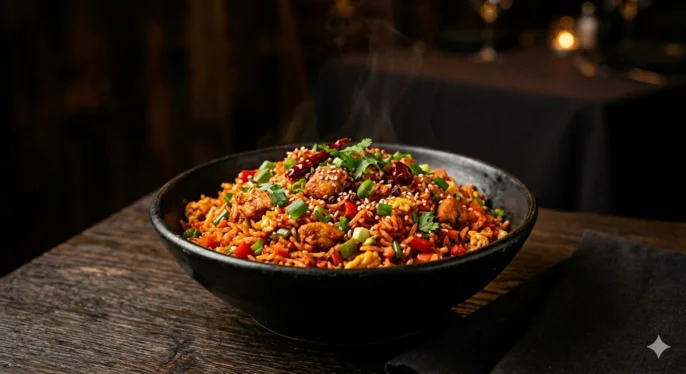 Chicken Schezwan Fried Rice