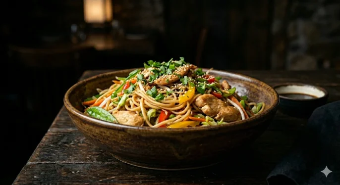 Non Spicy Chicken Hakka