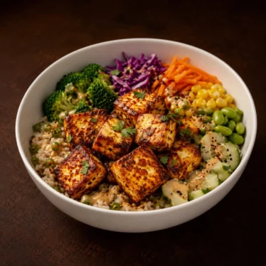Bowl Meal With Fried Paneer