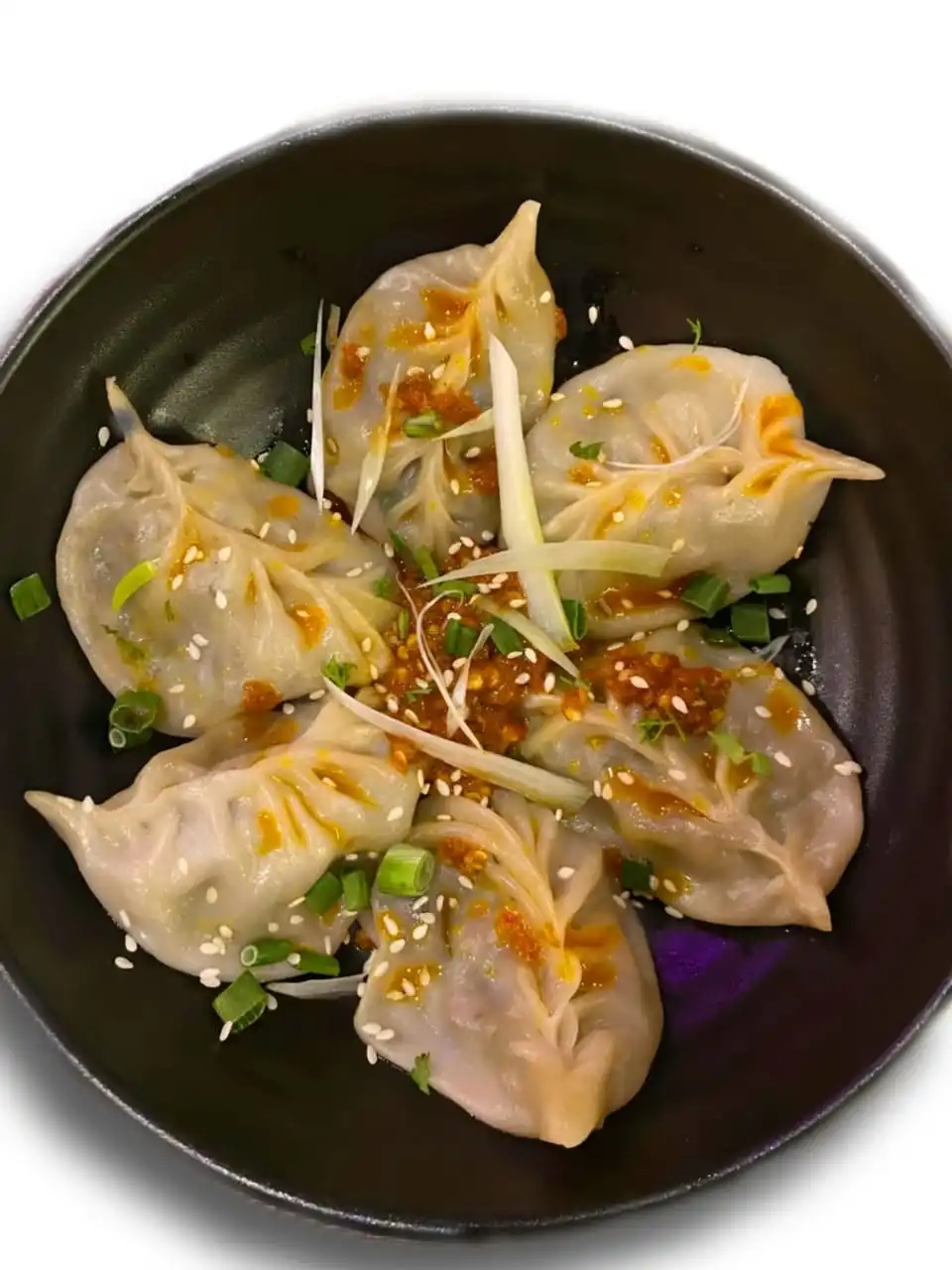 Chilly Garlic Pork Momo