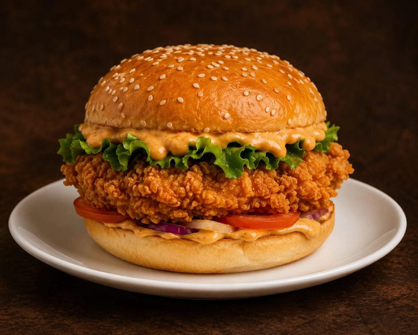 Crispy Fried Chicken Burger