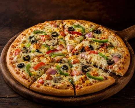 Veg With Extra Supreme Pizza (Small)