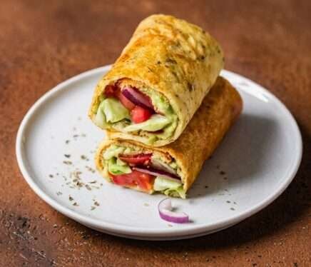 Wraps (Cottage Cheese And Mushroom)