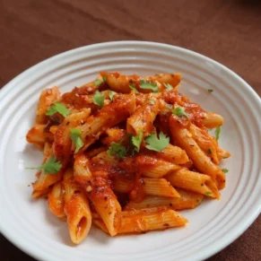 Penne Pasta In Red Sauce (Veg)