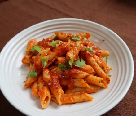 Penne Pasta In Red Sauce (Veg)