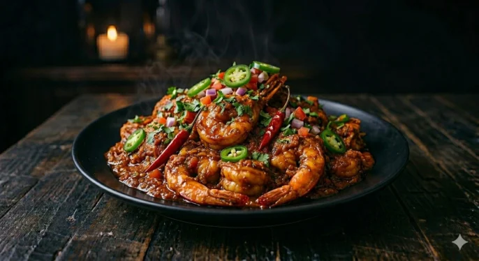 Chilli Prawns