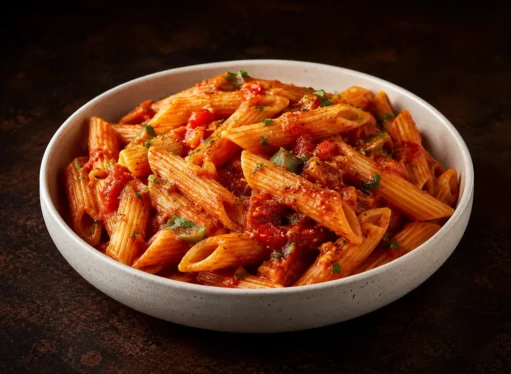 Penne /Spaghetti Pasta In Marinara Sauce  (Veg)