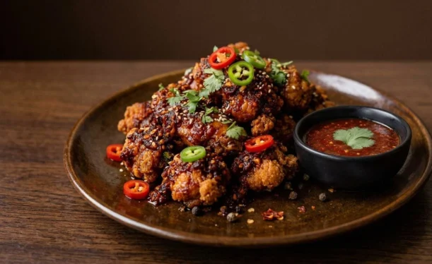 Hot Garlic Chilli Chicken
