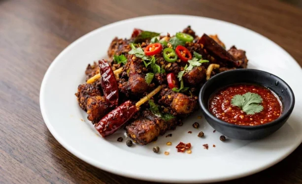 Garlic Pork Dry Fry