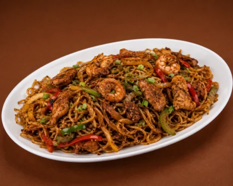 Burn Garlic Noodles (Non-Veg)