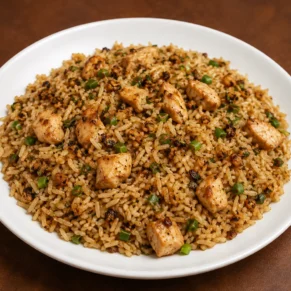 Chicken Burn Garlic Fried Rice