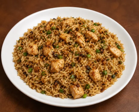 Chicken Burn Garlic Fried Rice