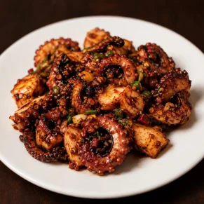Hot Garlic Octopus