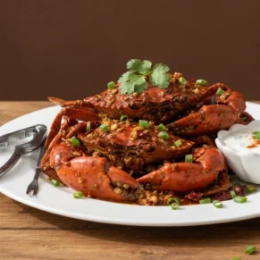 Hot Garlic Crabs