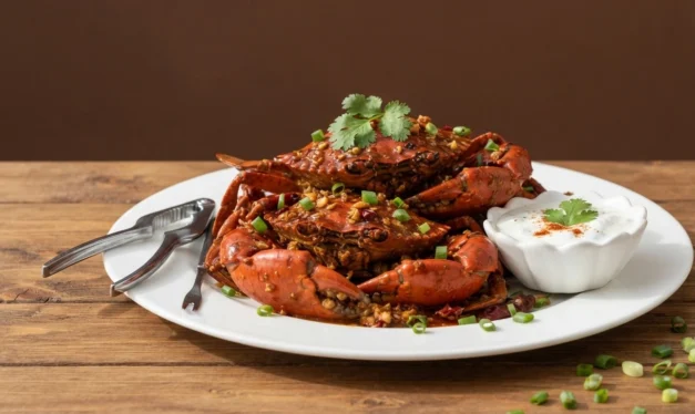 Hot Garlic Crabs