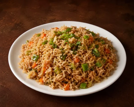 Veg Burn Garlic Fried Rice