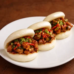 Chilli Garlic Bao Buns (Non Veg)