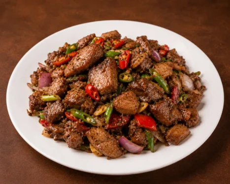 Pork Dry Pepper Shapta