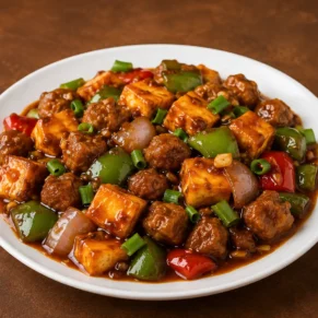 Paneer Soya Chilli Gravy