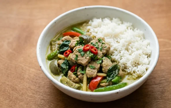 Pork Thai Green Coconut Curry