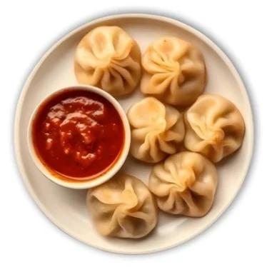 Butter Garlic Momo (8 Pcs) (Veg)