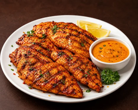 Peri Peri Chicken With Dipping Sauce