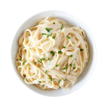 Spaghetti In Plain White Sauce - Veg