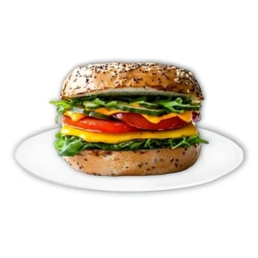 Juicy Lucy Burger (Veg)