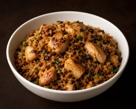 Burnt Garlic Fried Rice (Chicken)