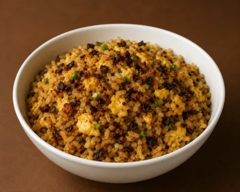 Burnt Garlic Fried Rice (Egg)