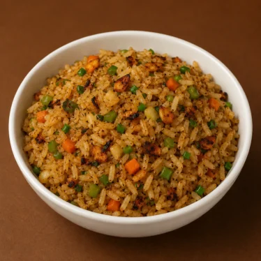 Burnt Garlic Fried Rice (Veg)