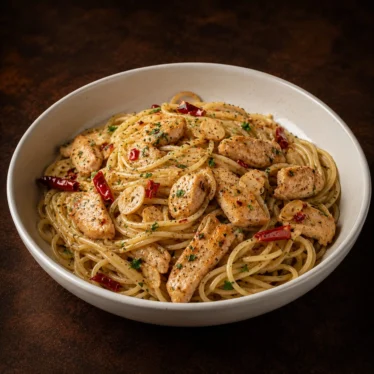 Aglio olio E Peperencino (Chicken)