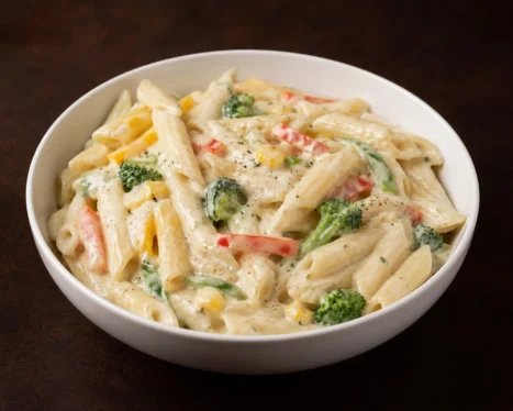 Penne Alfredo sauce (Veg)