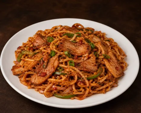 Schezwan Noodles (Pork)
