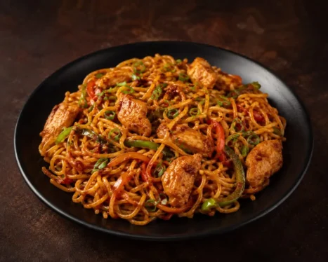 Schezwan Noodles (Chicken)