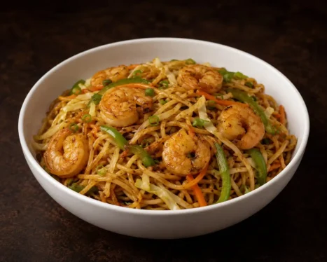 Hakka Noodles (Prawns)