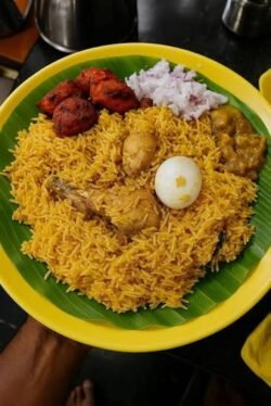 Chicken Biriyani with Kabab