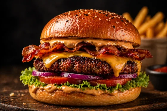 Becon Cheese Burger